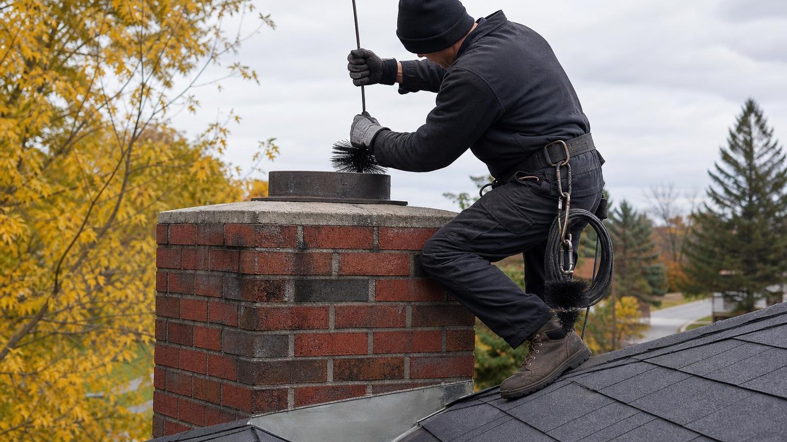 Practical chimney sweep & inspection in Plainfield